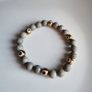 Gaspe Zebra Beaded Bracelet